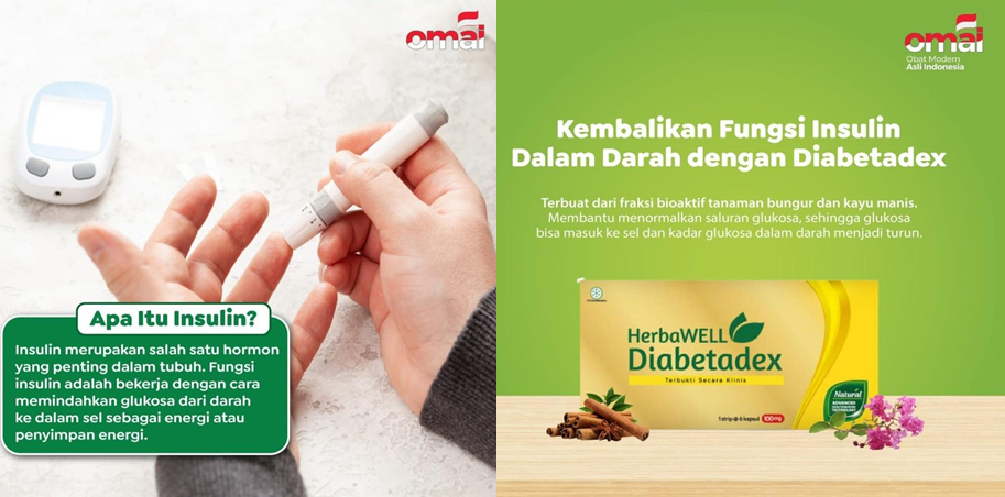 OMAI Diabetadex Solusi Tepat Menurunkan Gula Darah Pasien Diabetes dan Pre Diabetes